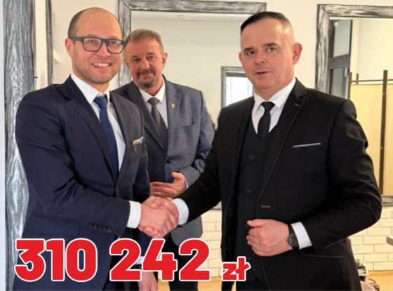 Przekazanie działki w Grabanowie