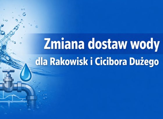 Zmiana dostaw wody
