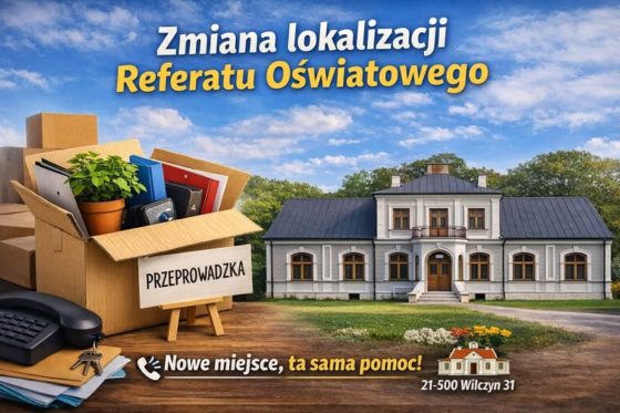 Zmiana lokalizacji Referatu Oświatowego