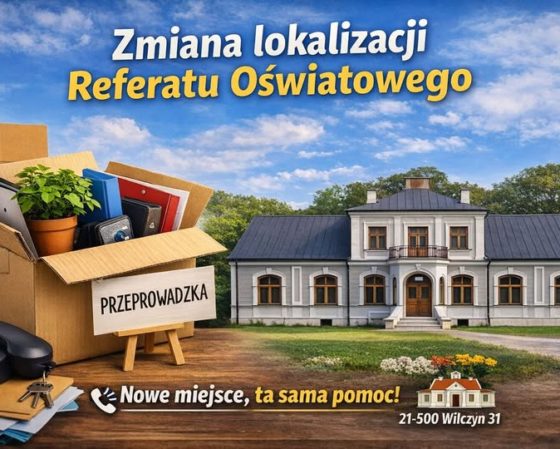 Zmiana lokalizacji Referatu Oświatowego