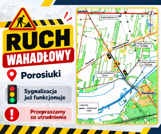 Ruch wahadłowy w Porosiukach